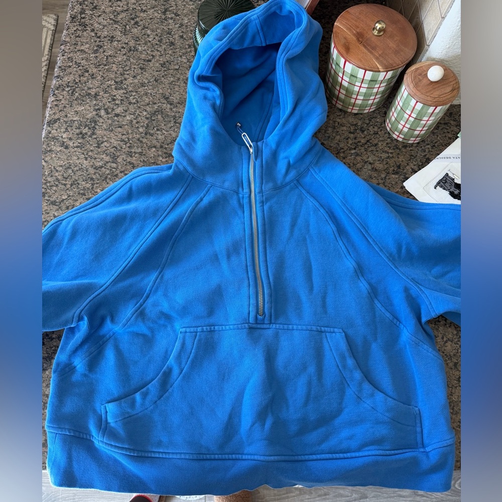 Blue Half-Zip Hoodie - Scuba Lululemon
